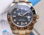 Rolex Gmt Master II 126715 Tiger Iron Dial Black&Bronze Cerachrom Bezel Rose Gold Oyster Bracelet 904l Steel 3285 Movement