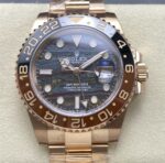 Rolex Gmt Master II 126715 Tiger Iron Dial Black&Bronze Cerachrom Bezel Rose Gold Oyster Bracelet 904l Steel 3285 Movement - Image 2