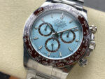 Rolex Daytona 126506 Ice Blue Dial Brown Ceramic Bezel Transparent Back 904L Steel Bracelet 4131 Movement - Image 4