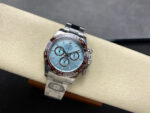 Rolex Daytona 126506 Ice Blue Dial Brown Ceramic Bezel Transparent Back 904L Steel Bracelet 4131 Movement - Image 6