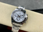 Rolex Daytona 126500 White Dial Black Ceramic Bezel 904L Steel Bracelet 4131 Movement - Image 5