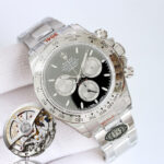 Rolex Daytona 126509 Black&Silver Dial With Steel Bezel 904L Steel Bracelet 4131 Movement