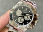 Rolex Daytona 126509 Black&Silver Dial With Steel Bezel 904L Steel Bracelet 4131 Movement - Image 5