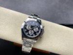 Rolex Daytona 126509 Black&Silver Dial With Diamonds Steel Bezel 904L Steel Bracelet 4131 Movement - Image 3