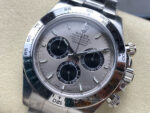 Rolex Daytona 126509 Silver&Black Dial Steel Bezel 904L Steel Bracelet 4131 Movement - Image 3