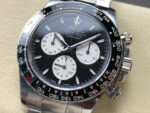 Rolex Daytona Le Mans 126529 Black&White Dial Black Ceramic Bezel 904L Steel Bracelet 4132 Movement - Image 3