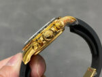 Rolex Daytona 126518 Yellow Gold&Black Dial Black Ceramic Bezel Oysterflex Rubber Strap 4131 Movement - Image 7