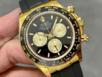 Rolex Daytona 126518 Black&Gold Dial Black Ceramic Bezel Oysterflex Rubber Strap 4131 Movement - Image 3