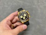 Rolex Daytona 126518 Black&Gold Dial Black Ceramic Bezel Oysterflex Rubber Strap 4131 Movement - Image 5