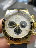 Rolex Daytona 126518 Meteorite Dial Black Ceramic Bezel Oysterflex Rubber Strap 4131 Movement - Image 2