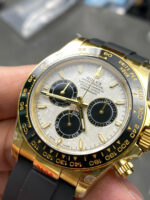 Rolex Daytona 126518 Meteorite Dial Black Ceramic Bezel Oysterflex Rubber Strap 4131 Movement - Image 4