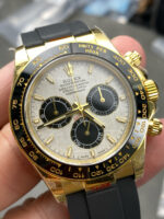 Rolex Daytona 126518 Meteorite Dial Black Ceramic Bezel Oysterflex Rubber Strap 4131 Movement - Image 6