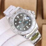 Rolex Yacht Master 40mm Grey Dial 904L Steel 1:1 Best Edition Oyster Bracelet 2836/3235 Movement - Image 2
