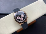 Rolex Daytona 126515 Black&Sundust Dial Black Ceramic Bezel Rose Gold Case Oysterflex Rubber Strap 4131 Movement - Image 5