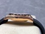 Rolex Daytona 126515 Black&Sundust Dial Black Ceramic Bezel Rose Gold Case Oysterflex Rubber Strap 4131 Movement - Image 6
