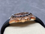 Rolex Daytona 126515 Black&Sundust Dial Black Ceramic Bezel Rose Gold Case Oysterflex Rubber Strap 4131 Movement - Image 7