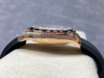 Rolex Daytona 126515 Sundust&Black Dial Black Ceramic Bezel Rose Gold Case Oysterflex Rubber Strap 4131 Movement - Image 6