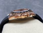 Rolex Daytona 126515 Sundust&Black Dial Black Ceramic Bezel Rose Gold Case Oysterflex Rubber Strap 4131 Movement - Image 7