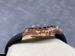 Rolex Daytona 126515 Chocolate&Black Dial Black Ceramic Bezel Rose Gold Case Oysterflex Rubber Strap 4131 Movement - Image 7