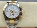 Rolex Daytona 126503 White Dial Yellow Gold Bezel 904L Steel&Gold Bracelet 4131 Movement - Image 2
