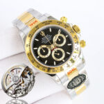 Rolex Daytona 126503 Black Dial Yellow Gold Bezel 904L Steel&Gold Bracelet 4131 Movement