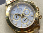 Rolex Daytona 126508 White Dial Yellow Gold Bezel Yellow Gold Bracelet 4131 Movement - Image 4