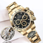 Rolex Daytona 126508 Black Dial Yellow Gold Bezel Yellow Gold Bracelet 4131 Movement