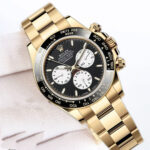 Rolex Daytona Le Mans 126528 Black&White Dial Yellow Gold Bezel Yellow Gold Bracelet 4132 Movement