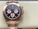 Rolex Daytona 126505 Black&Sundust Dial With Diamonds Rose Gold Bezel Rose Gold Bracelet 4131 Movement - Image 2