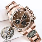 Rolex Daytona 126505 Chocolate&Black Dial Rose Gold Bezel Rose Gold Bracelet 4131 Movement