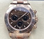 Rolex Daytona 126505 Chocolate&Black Dial Rose Gold Bezel Rose Gold Bracelet 4131 Movement - Image 2