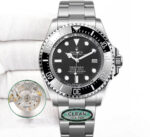 Rolex Deep Sea 136660 44mm BlackDial Ceramic Bezel 904L Steel Waterproof 3235 Swiss Movement