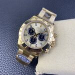 Rolex Daytona Chronograph Bronze&Black Dial Yellow Gold Bezel&Case&Bracelet 7750/4130 Movement - Image 4