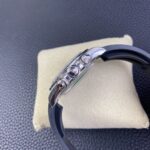 Rolex Daytona Chronograph White&Black Arabic Dial Stainless Steel Bezel&Case Black Rubber Strap 7750/4130 Movement - Image 6