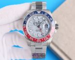 Rolex GMT Master Meteorite Dial Blue&Red Ceramic Bezel Oyster Bracelet 904L Steel 3186/3285 Movement