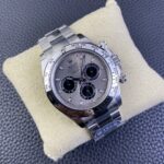 Rolex Daytona Chronograph Silver&Black Dial 904L Stainless Steel Bezel&Case&Bracelet 7750/4130 Movement - Image 2