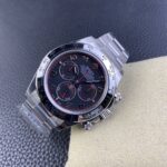 Rolex Daytona Chronograph Black&Red Line Dial 904L Stainless Steel Bezel&Case&Bracelet 7750/4130 Movement - Image 4