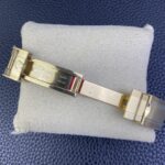 Rolex Daytona Chronograph White Dial Black Ceramic Bezel Yellow Gold Case Black Rubber Strap 7750/4130 Movement - Image 8