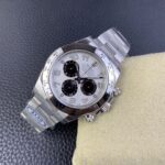 Rolex Daytona Chronograph White&Black Arabic Dial Stainless Steel Bezel&Case&Bracelet 7750/4130 Movement - Image 4
