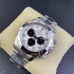 Rolex Daytona Chronograph White&Black Arabic Dial Stainless Steel Bezel&Case&Bracelet 7750/4130 Movement - Image 3