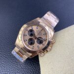 Rolex Daytona Chronograph Rose Gold&Black Dial Rose Gold Bezel&Case&Bracelet 7750/4130 Movement - Image 4