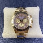 Rolex Daytona Chronograph Tahiti Fritillary Diamond Dial Yellow Gold Bezel&Case&Bracelet 7750/4130 Movement