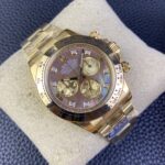 Rolex Daytona Chronograph Tahiti Fritillary Diamond Dial Yellow Gold Bezel&Case&Bracelet 7750/4130 Movement - Image 2