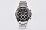 Rolex Daytona Black Dial Black Ceramic Bezel 904L Steel Bracelet 7750/4130 Movement