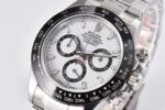 Rolex Daytona White Dial Black Ceramic Bezel 904L Steel Bracelet 7750/4130 Movement - Image 2